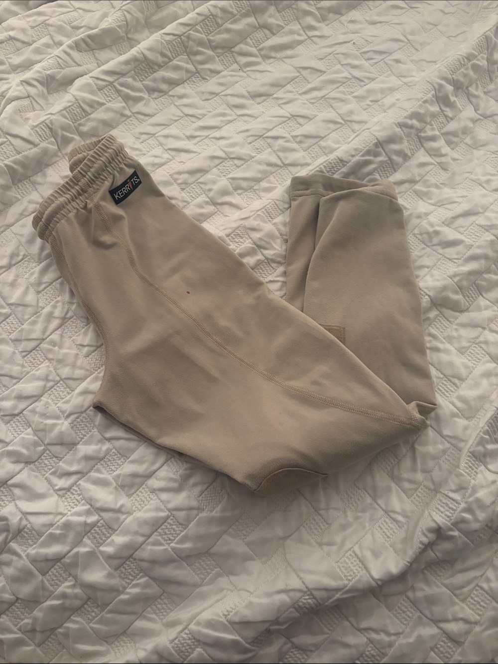 Kerrits Beige/Tan Equestrian Panta  with Elastic Waist